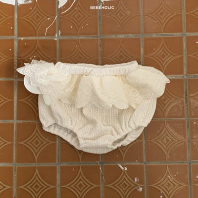 Bebe holic｜(55-85cm) 寶寶百合蕾絲燈籠褲11