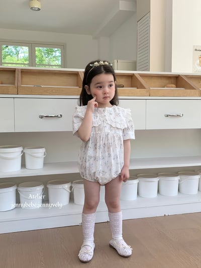 JE18｜(66-120cm) 碎花翻領包屁衣/洋裝14