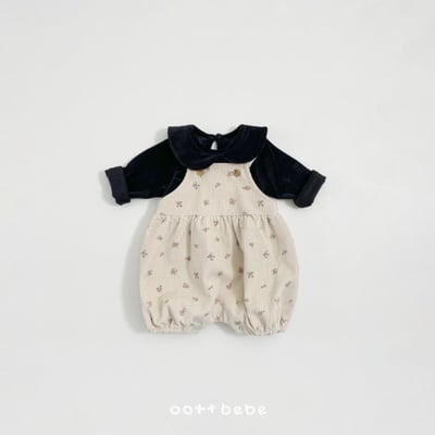 Oottbebe01｜(0m-12m) 絲絨圓領上衣5