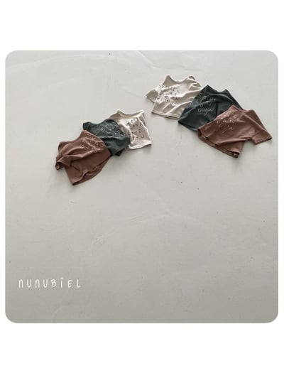 NUNU BIEL28｜(65-115cm) 英文字母上衣3
