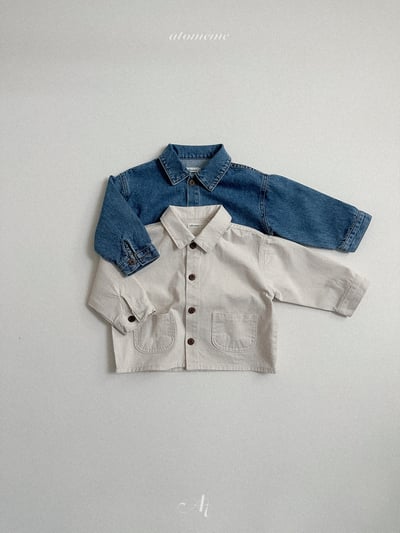 Atomeme03｜(70-110) 簡約牛仔夾克16