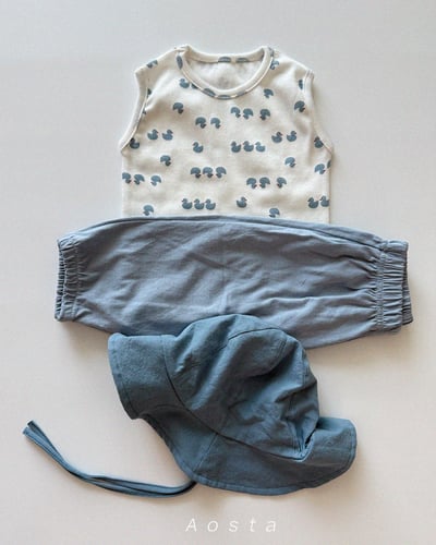 AOSTA48｜(6m-5y) 4款羅紋無袖背心8