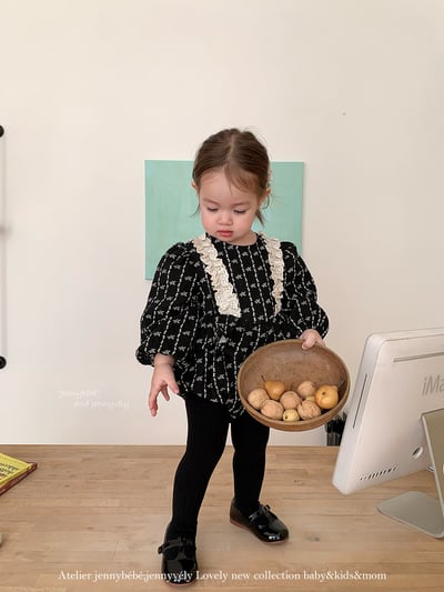 JE627｜(66cm-90cm) 復古碎花花邊包屁衣15