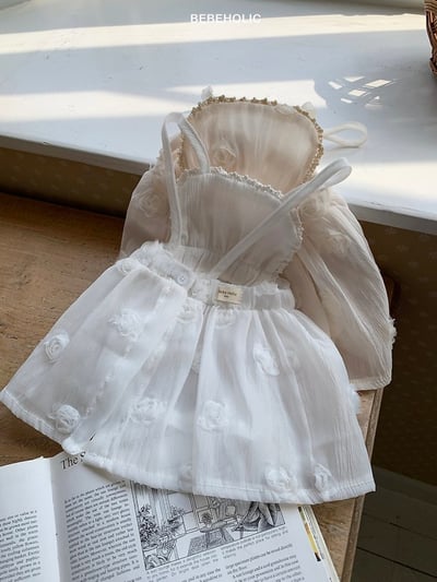 Bebe holic14｜(3m-18m) 玫瑰網紗罩裙17