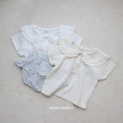 mimi market26 (75-85cm)  荷葉邊格子褲6