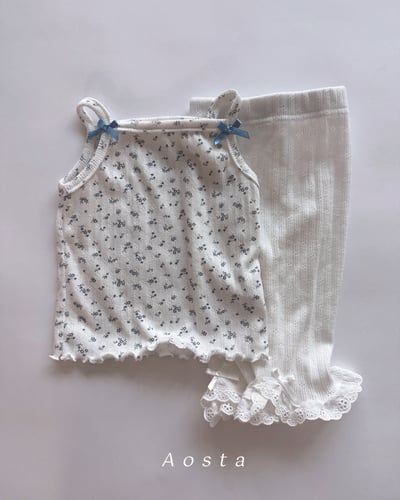 AOSTA39｜(6m-5y) 3款山茶花蕾絲邊褲11