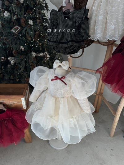 Marron 78｜(free) 蝴蝶結珍珠別針2