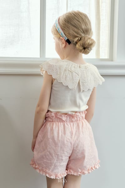 ROA26｜(6m-18m) 2色蕾絲大翻領上衣9