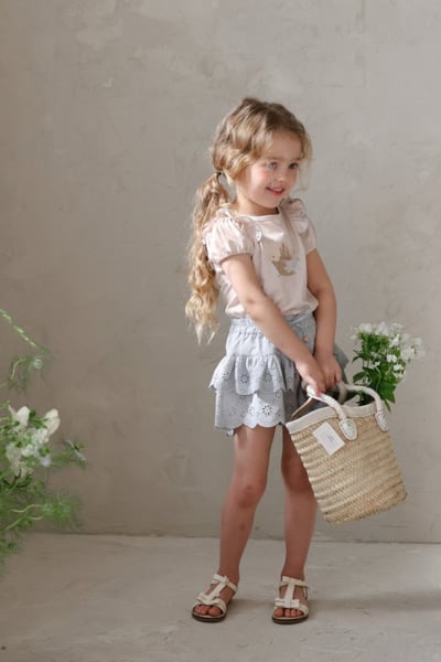 FLO11｜(75-140) 蕾絲鏤空蛋糕褲裙18