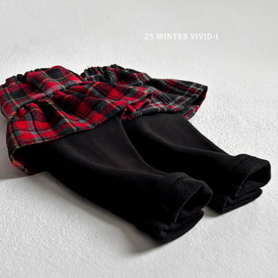 vivid27｜(78cm-125cm) 格紋褲裙2