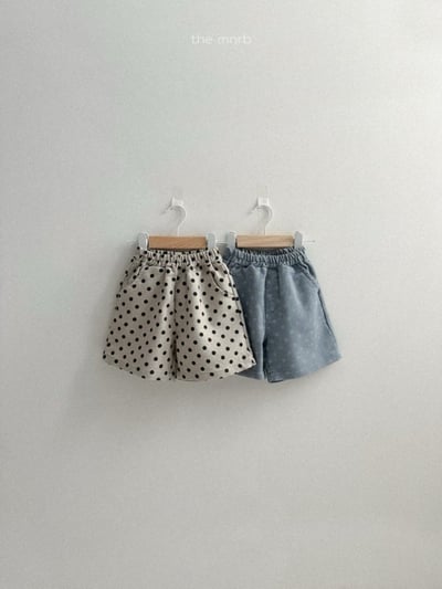 MiniRobe17｜(70-110) 波點六分短褲1