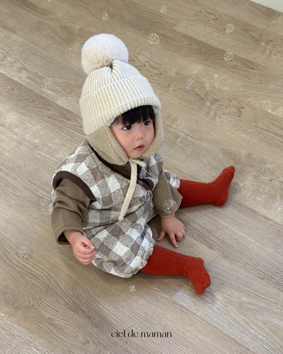 Cieldemaman09｜(6M~24M)  2色格子背心套裝11