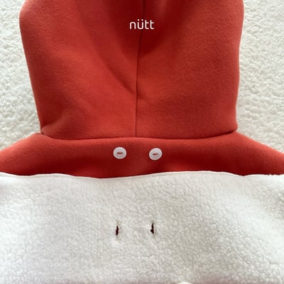 Nutt08｜(3m-16m) 簡約連帽包屁衣含圍巾19