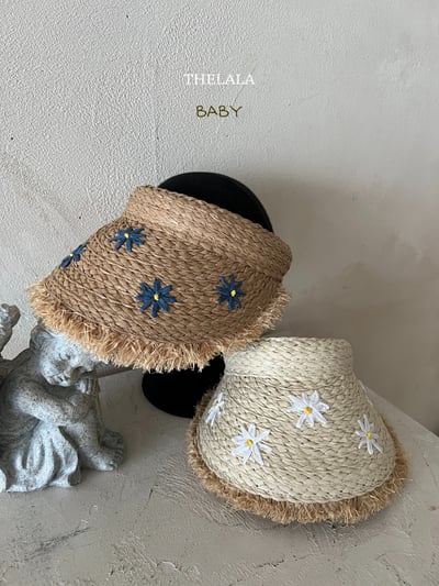 thelala04｜ (free/mom) 夏季雛菊遮陽帽10