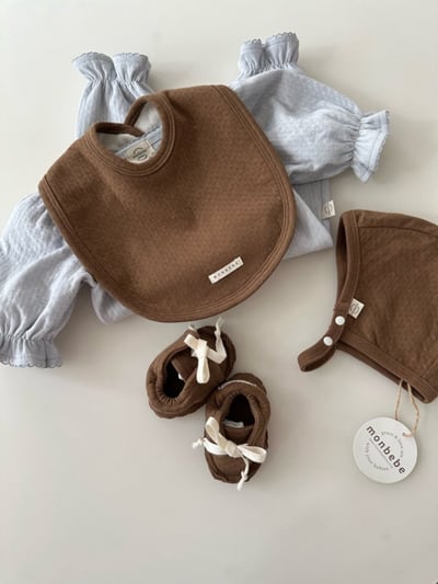 MONBEBE26｜(free) 新生兒軟底鞋14