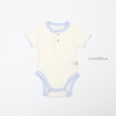 LIME&BLUE08｜(55-80cm)  馬卡龍包屁衣9