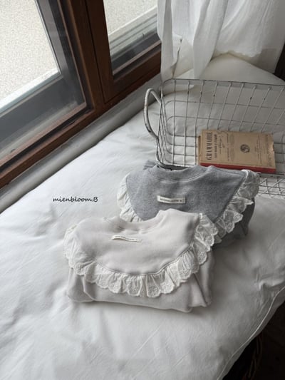 Bloom.b22｜(0m-24m/85cm-125cm) 蕾淤花邊圓領上衣4