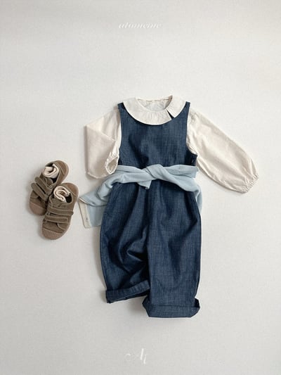 Atomeme10｜(70-110) 無袖牛仔連身褲24