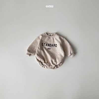 onu 04｜(6m-12m) 簡約英字包屁衣4