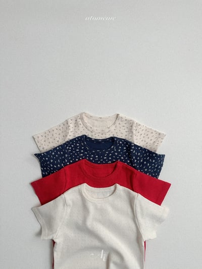 Atomeme24｜(70-110) 蕾絲小標短袖上衣15