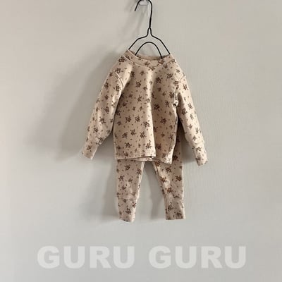 GURU GURU22｜(6m-24m) 2色碎花家居套裝2