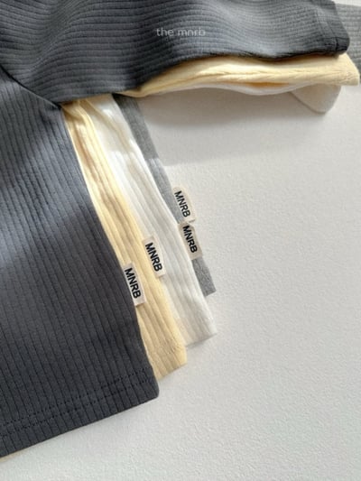 MiniRobe54｜(70-110) 素面羅紋上衣5