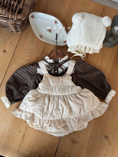 Marron 31｜(1y-6y) 法式古典蕾絲緞帶襯衫15