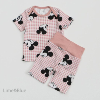 LIME&BLUE02｜(55-118cm MOM )  迪士尼親子居家服10