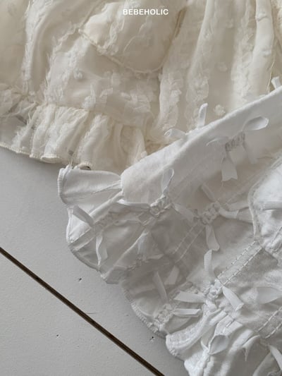 Bebe holic46｜(3m-18m) 法式層次蕾絲裙3