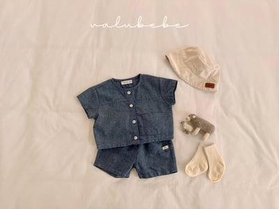 Valubebe 28｜(65-90cm) 鈕釦圓領襯衫9