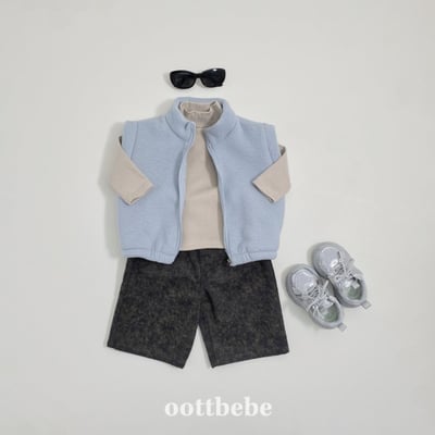 Oottbebe67｜(1y-7y)   石洗木紋長褲4