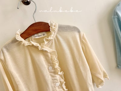 Valubebe 45｜(65-90cm) 花邊鈕釦外套8