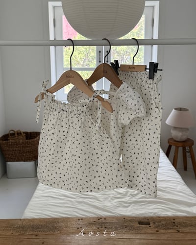 AOSTA05｜(6m-5y) 2色公主泡泡袖上衣6