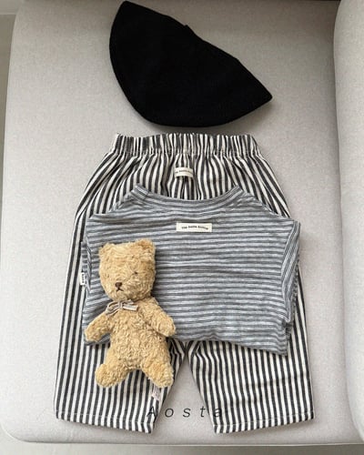 AOSTA20｜(6m-5y) 柔軟條紋上衣10