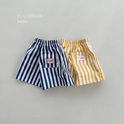 BEAN17｜(65-120cm) 南瓜線條短褲3