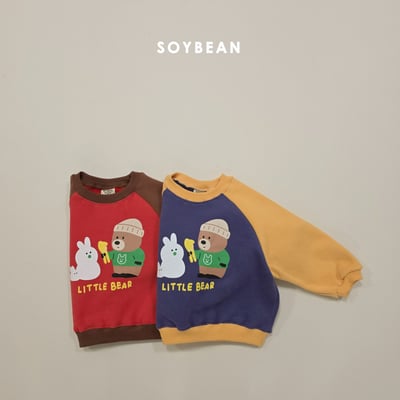 Soybean05｜(75cm-118cm) 雪人小熊撞色套裝11