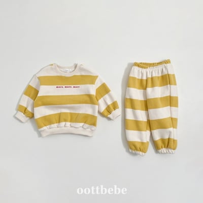 Oottbebe58｜(1y-7y)   條紋拼色套裝7
