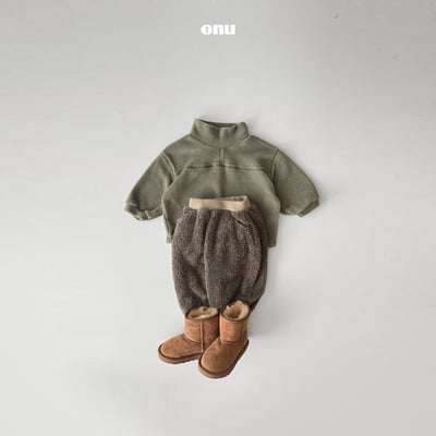 onu 34｜(70cm-115cm) 保暖毛絨縮口褲7