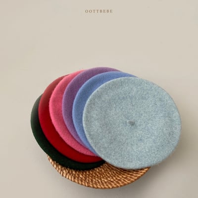 Oottbebe56｜(3y-6y  Free)  冬季羊毛貝雷帽3