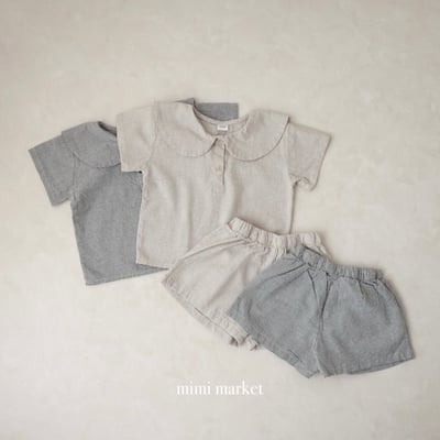 mimi market09 (75-90cm)  格子簡約短褲5