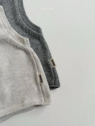 MiniRobe21｜(70-110) 背部開衩針織背心2