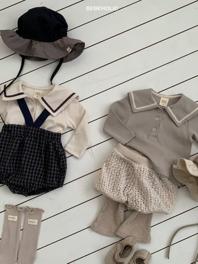 Bebe holic36｜(3m-18m) 水手翻領上衣13