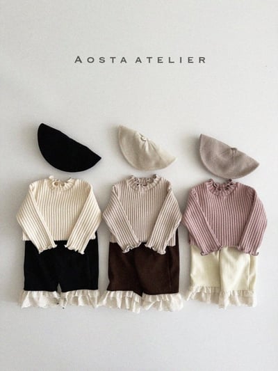 AOSTA｜喇叭蕾絲棉褲 現貨114