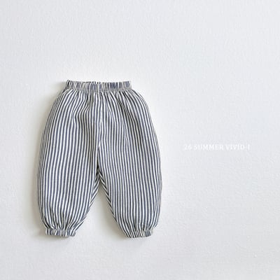 vivid121｜(78cm-125cm) 4款條紋鬆緊束腳長褲4