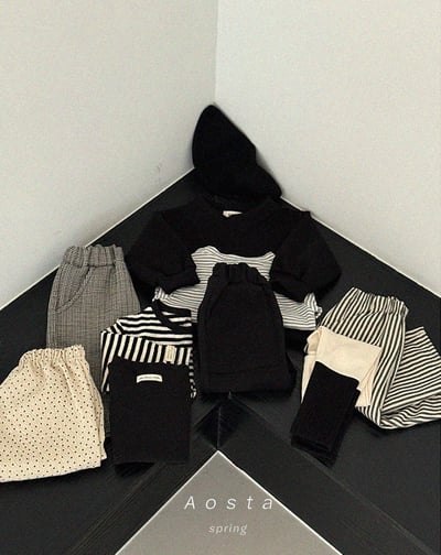 AOSTA07｜(6m-5y) 日常口袋直筒褲7