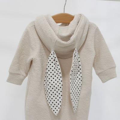 LEMONADE08｜(55cm-85cm) 3色小兔連帽連身衣17