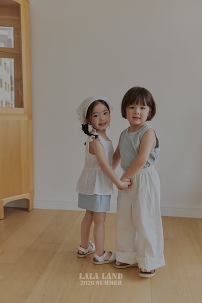 lala land68｜(75-120cm) 2色反摺直筒長褲7