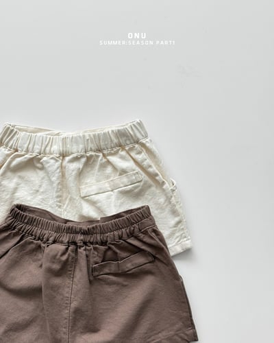 onu43｜(70cm-115cm) 棉質鈕扣短褲3