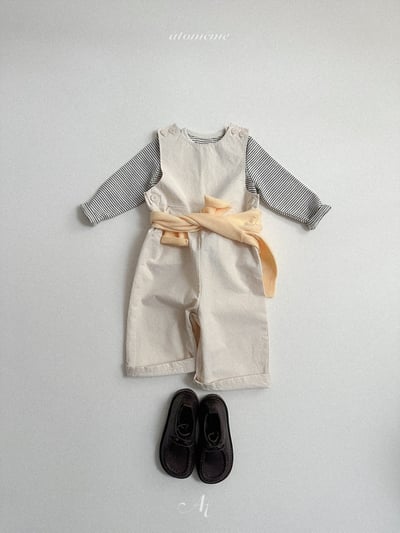 Atomeme10｜(70-110) 無袖牛仔連身褲15