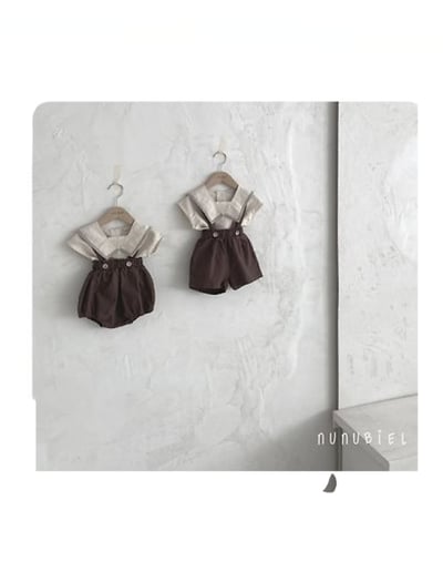 NUNU BIEL10｜(65-115cm) 可愛吊帶褲6